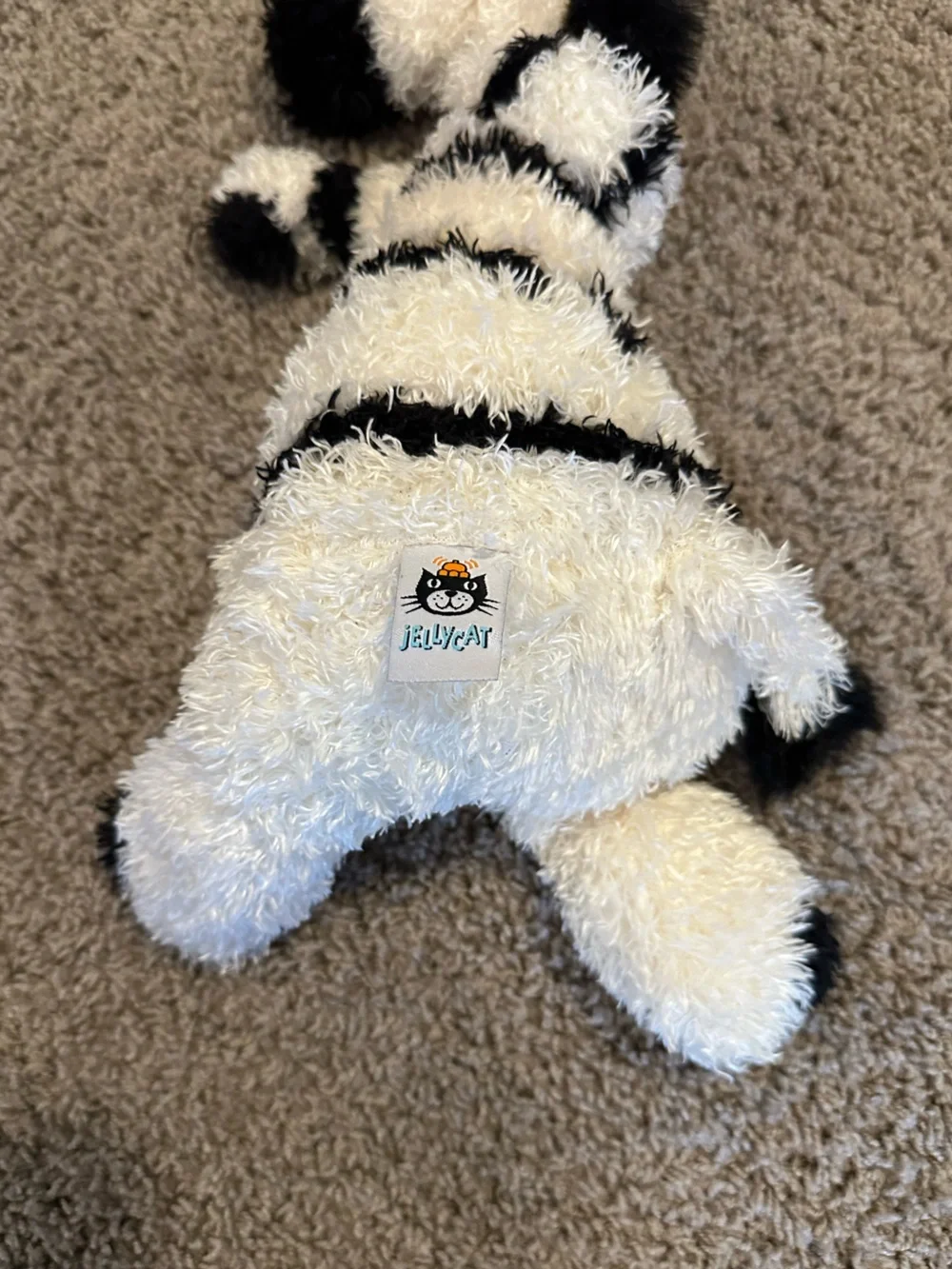 Rare ✨ Retired HTF Jellycat 18” Junglie Bunglie Zebra